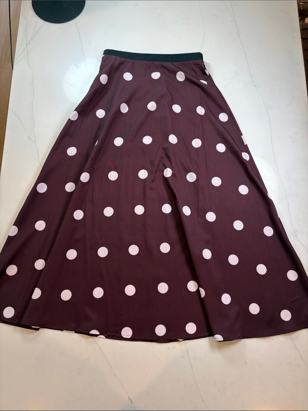 Women's Polka Dot Midi Skirt